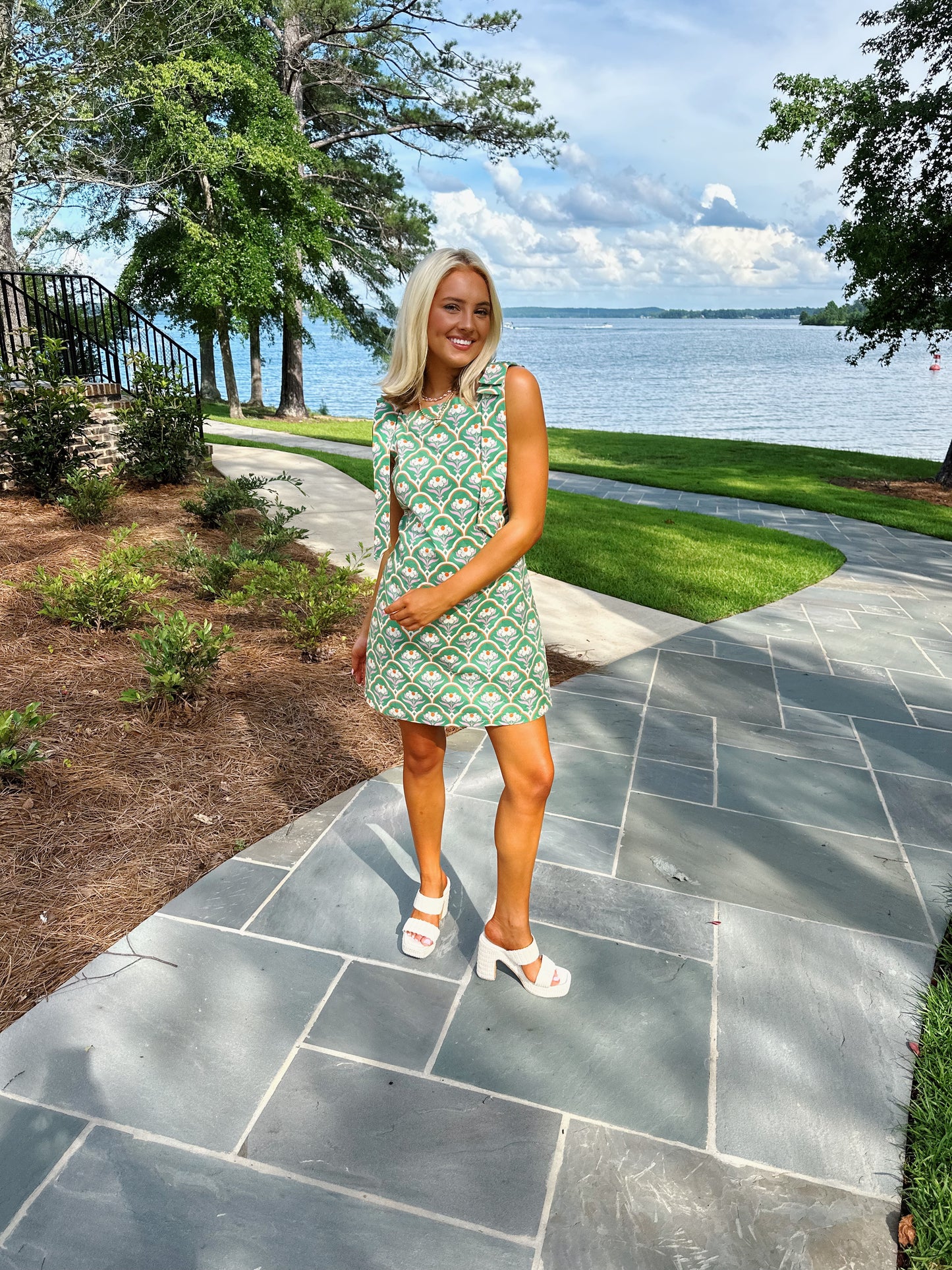 Floral Barbie Mini in Green