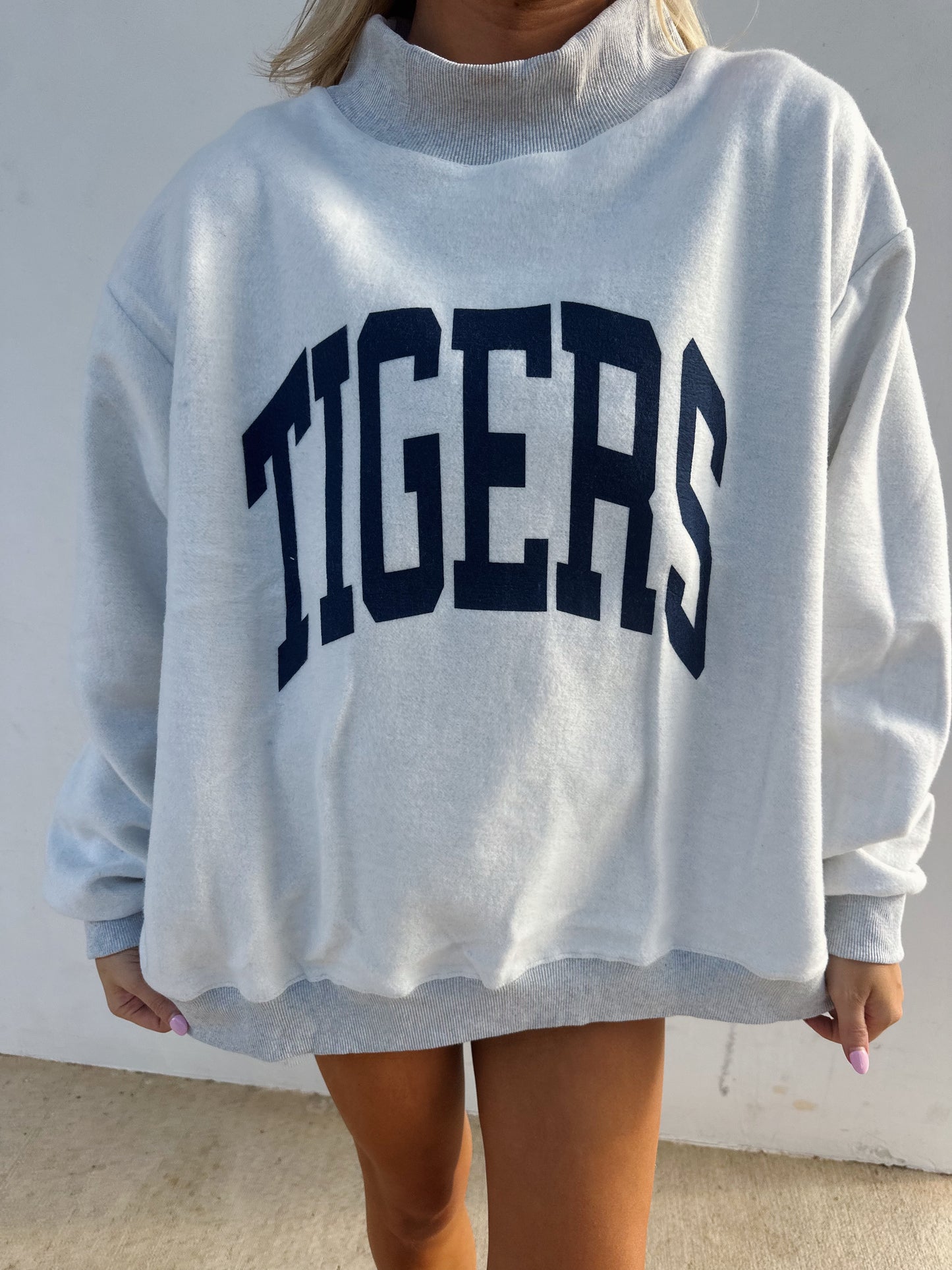 Tigers reversible mock neck
