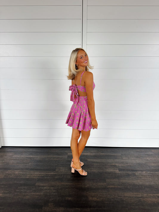 Taking A Trip mini - fuchsia