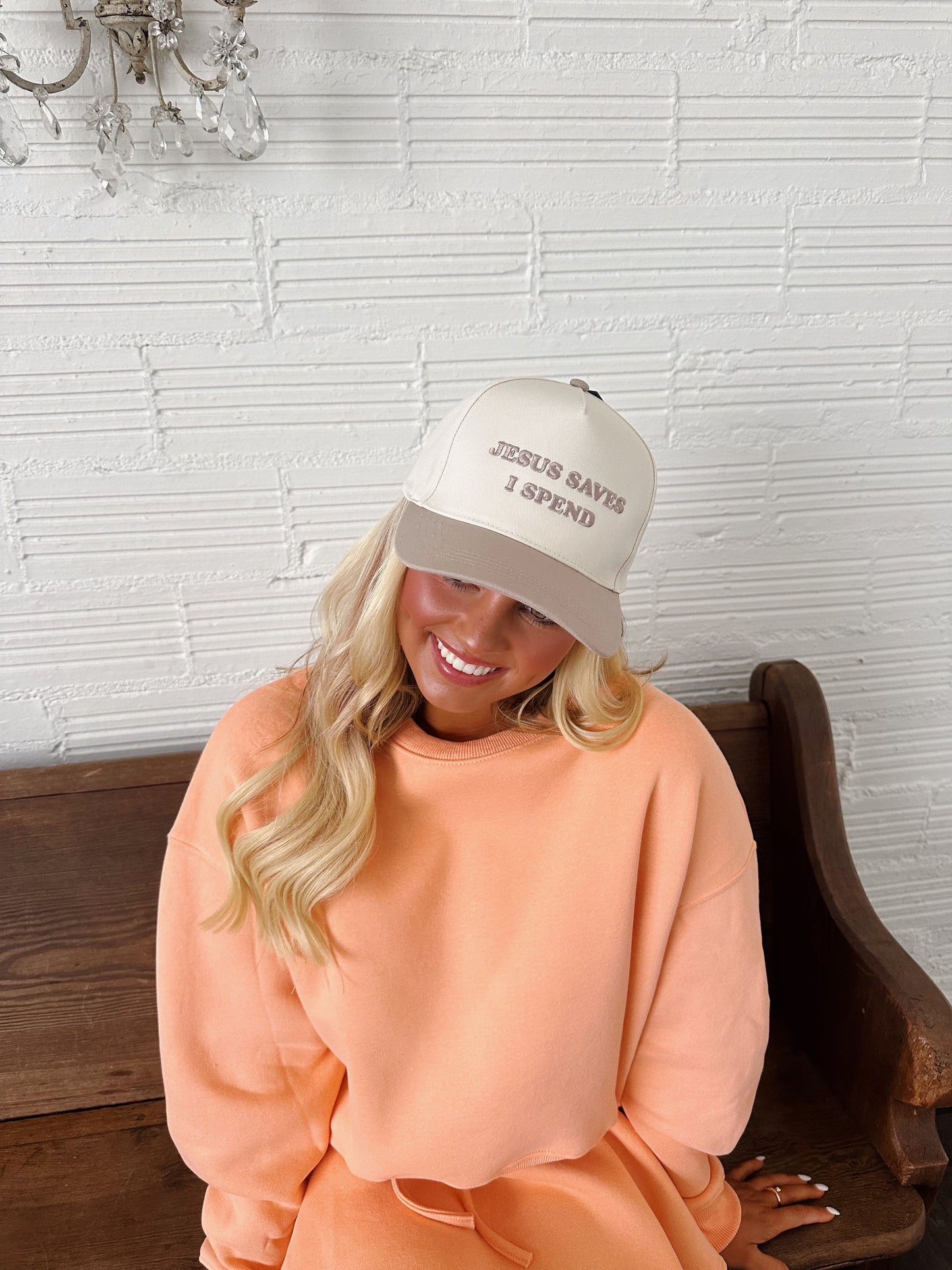 “Jesus Saves” trucker hat