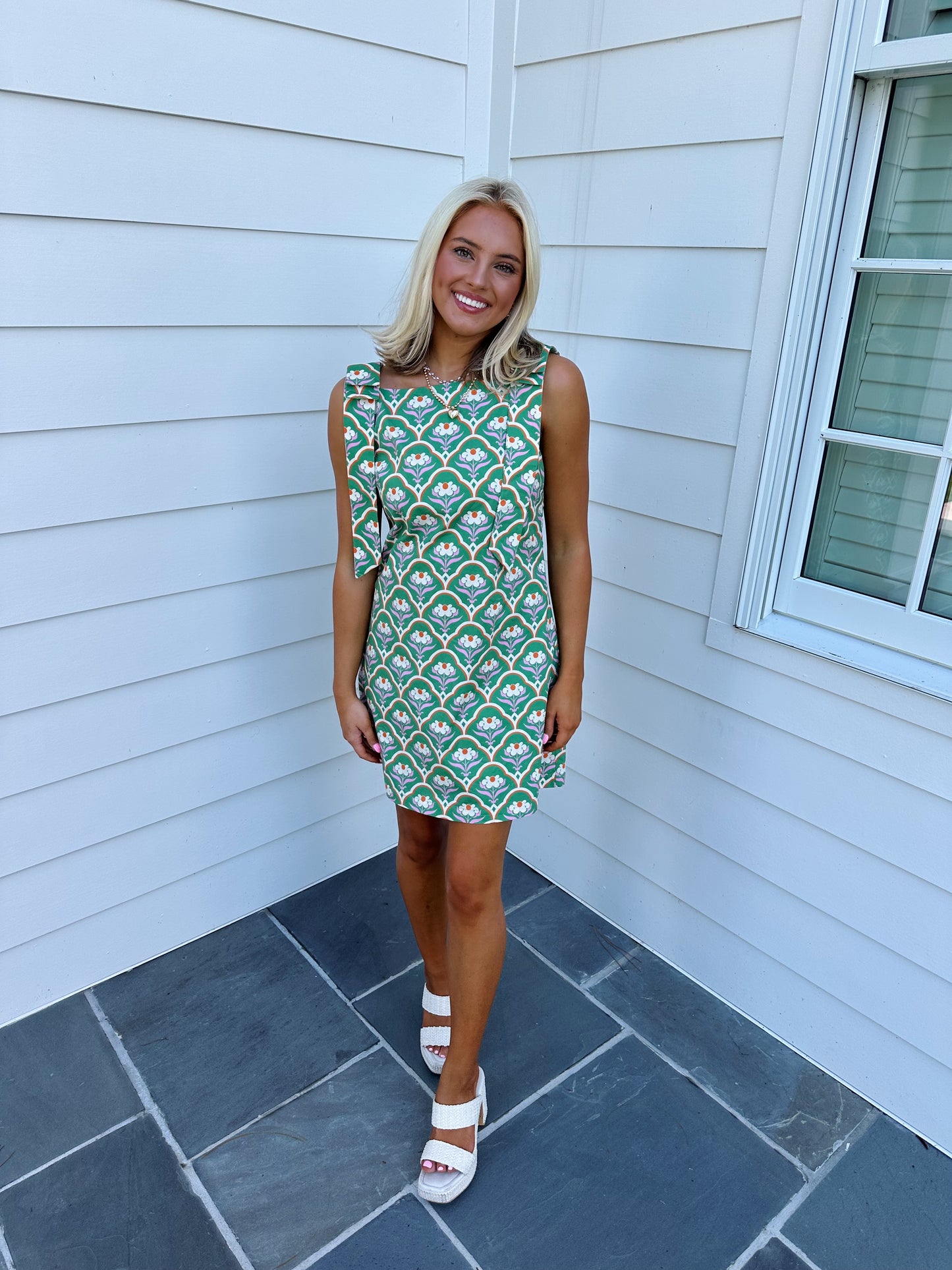 Floral Barbie Mini in Green