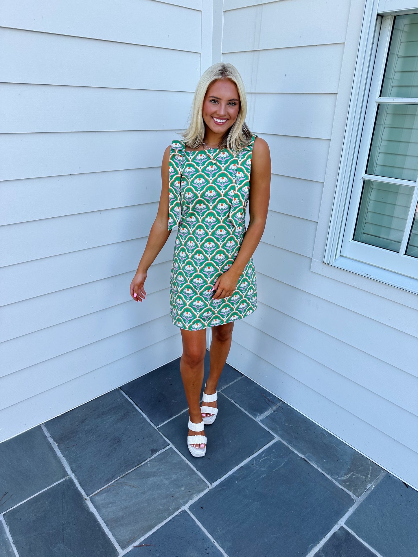 Floral Barbie Mini in Green