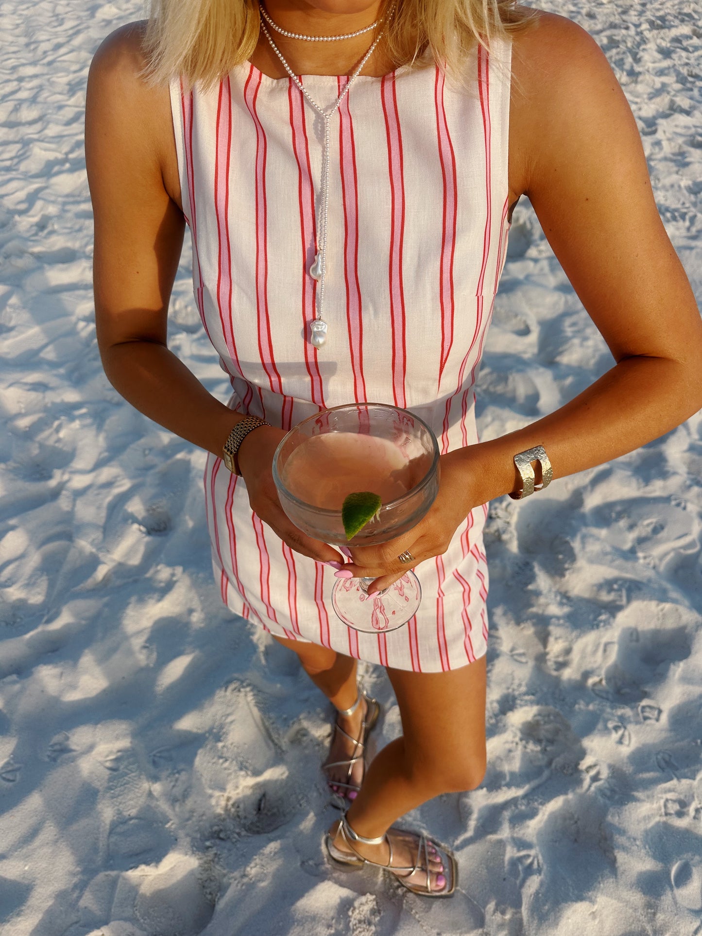 Stripes at Sea Romper