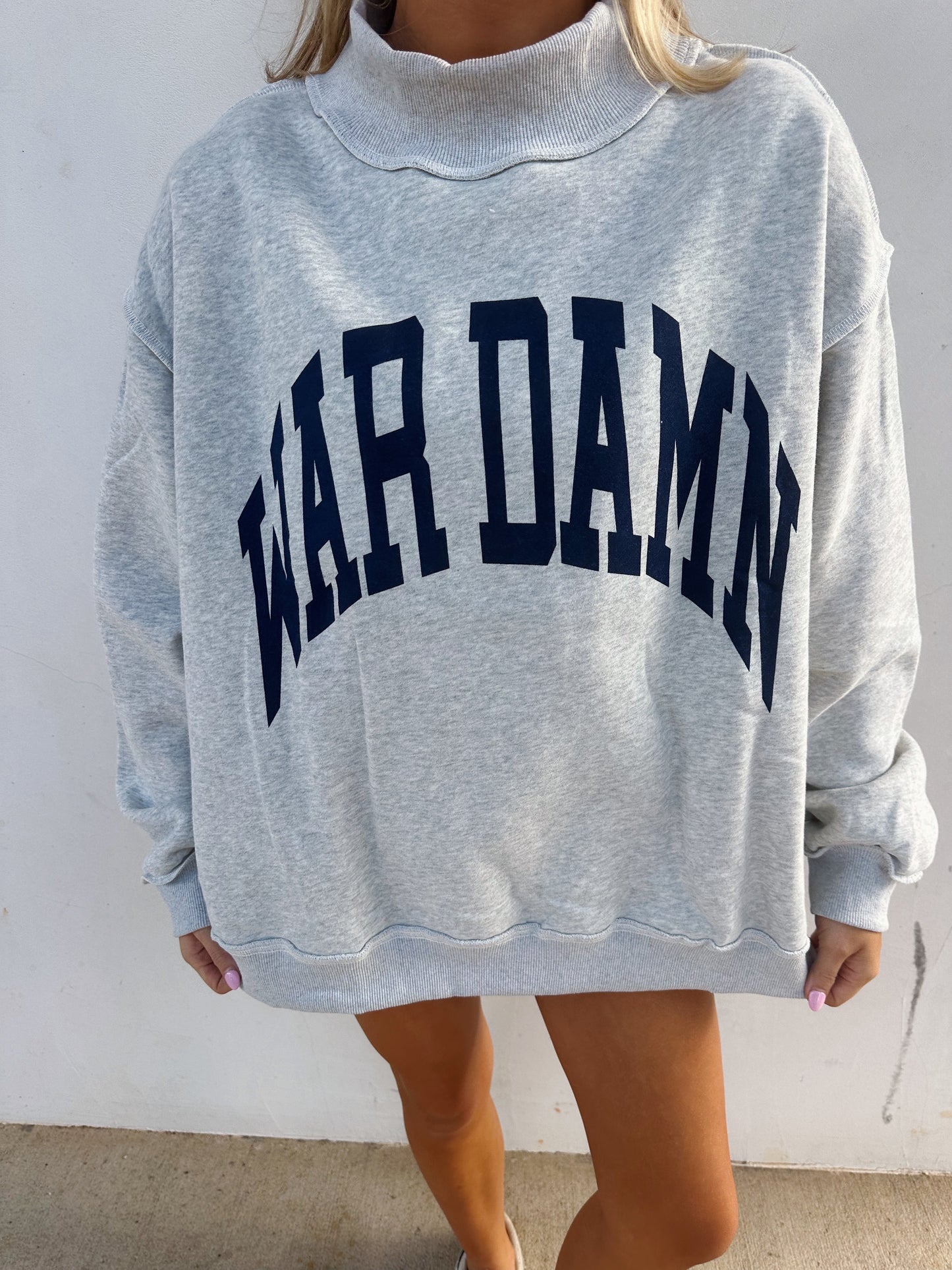 Tigers reversible mock neck