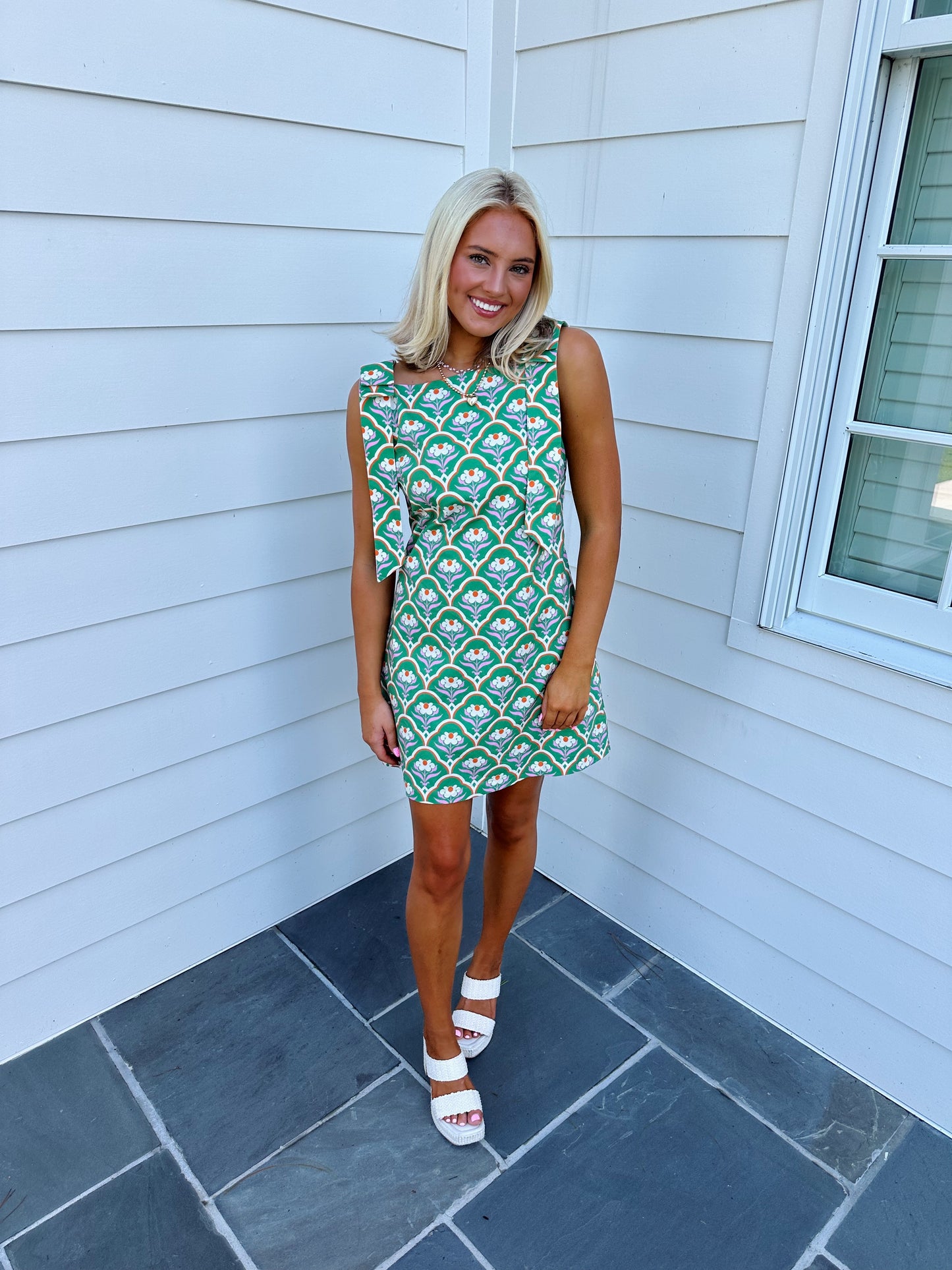 Floral Barbie Mini in Green